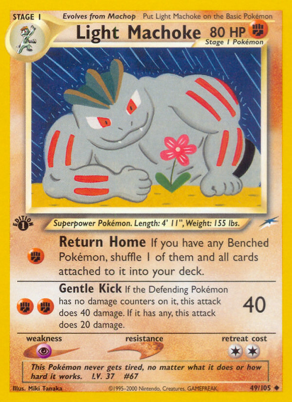 Light Machoke (49/105) [Neo Destiny 1st Edition] | L.A. Mood Comics and Games