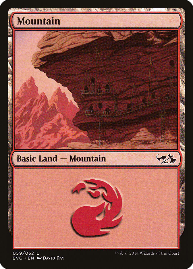 Mountain (59) (Elves vs. Goblins) [Duel Decks Anthology] | L.A. Mood Comics and Games