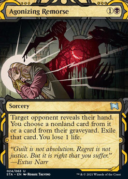 Agonizing Remorse (Foil Etched) [Strixhaven: School of Mages Mystical Archive] | L.A. Mood Comics and Games