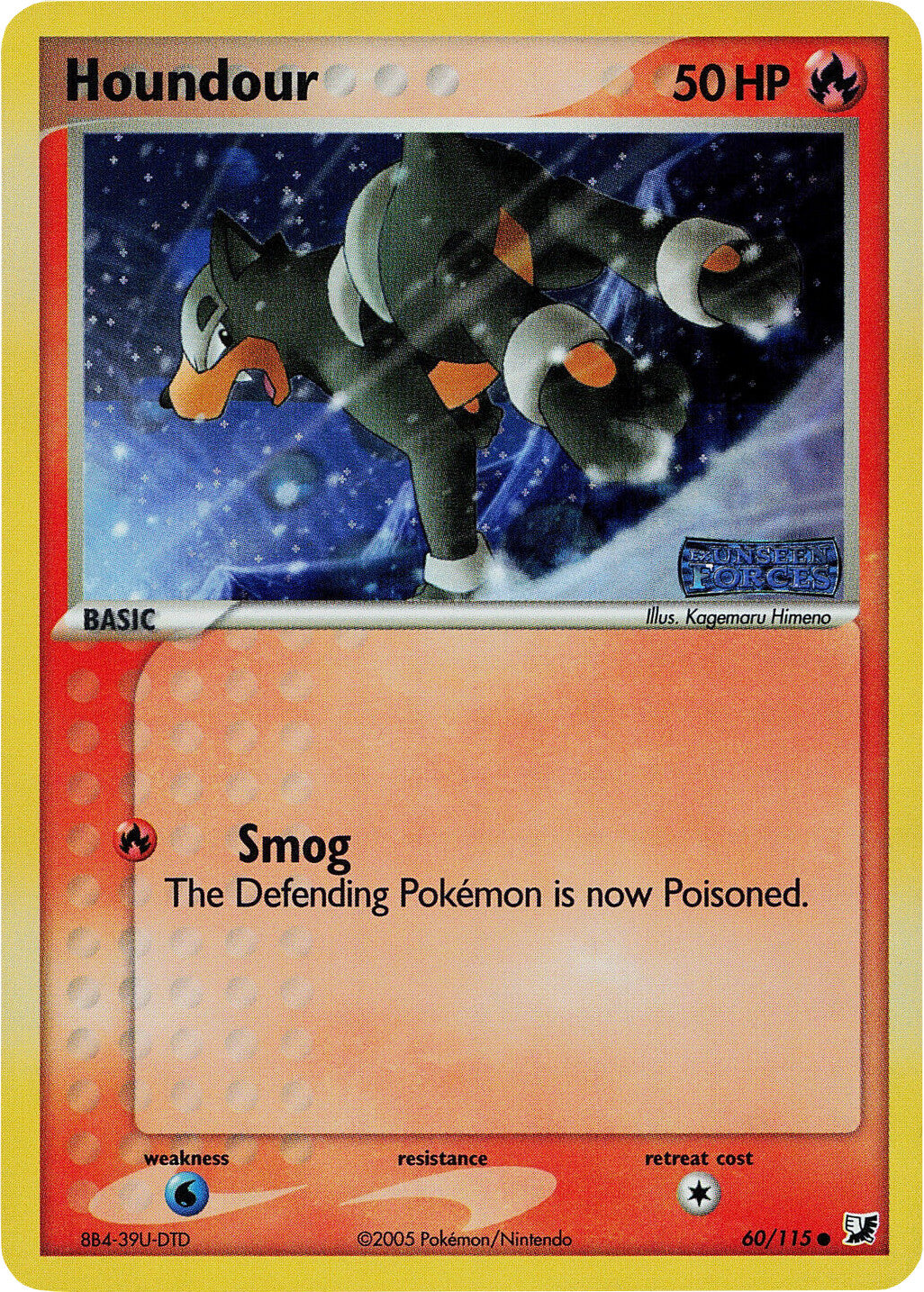 Houndour (60/115) (Stamped) [EX: Unseen Forces] | L.A. Mood Comics and Games