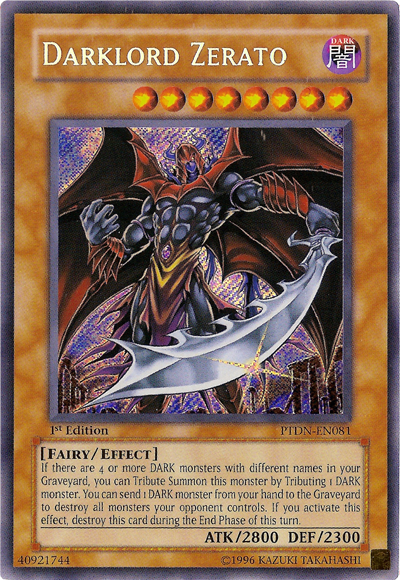 Darklord Zerato [PTDN-EN081] Secret Rare | L.A. Mood Comics and Games