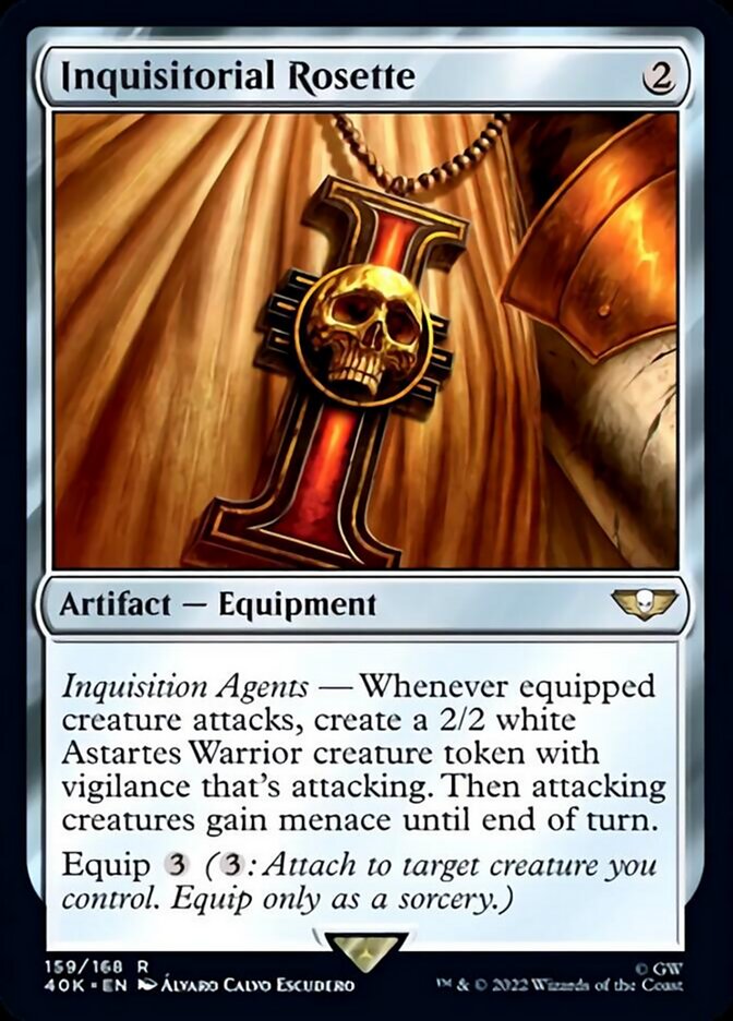 Inquisitorial Rosette (Surge Foil) [Warhammer 40,000] | L.A. Mood Comics and Games
