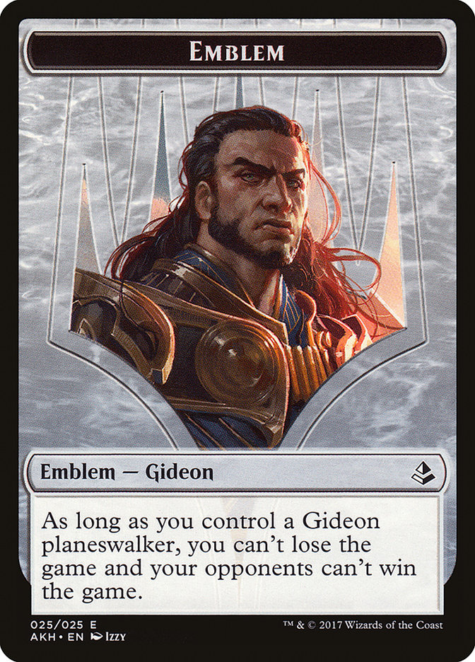 Gideon of the Trials Emblem [Amonkhet Tokens] | L.A. Mood Comics and Games