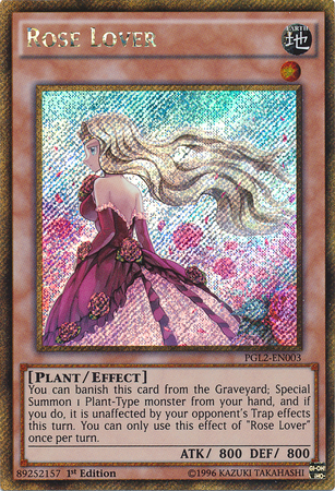 Rose Lover [PGL2-EN003] Gold Secret Rare | L.A. Mood Comics and Games