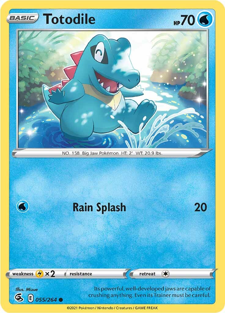Totodile (055/264) [Sword & Shield: Fusion Strike] | L.A. Mood Comics and Games