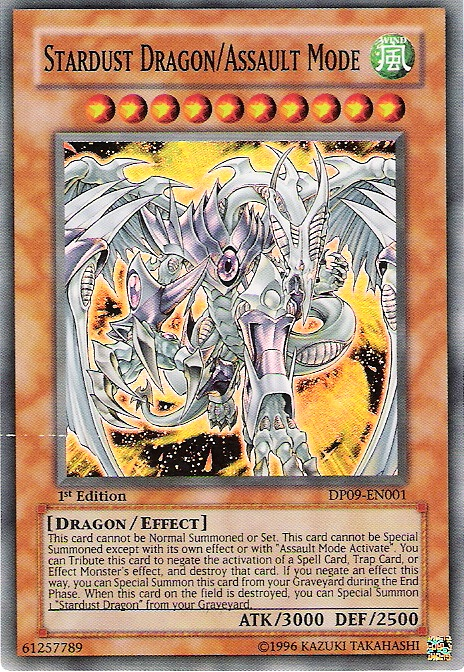 Stardust Dragon/Assault Mode [DP09-EN001] Super Rare | L.A. Mood Comics and Games
