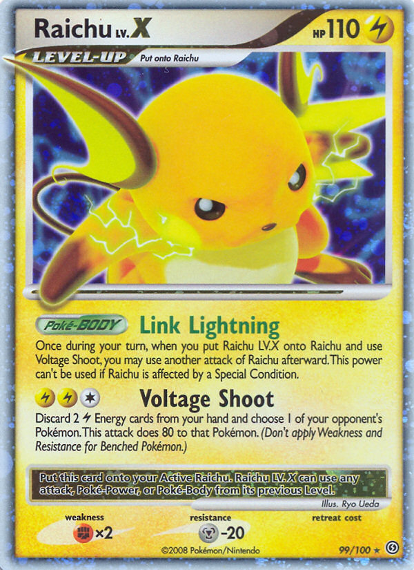 Raichu LV.X (99/100) [Diamond & Pearl: Stormfront] | L.A. Mood Comics and Games