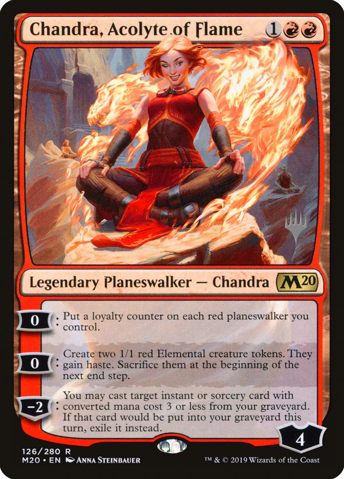 Chandra, Acolyte of Flame (Promo Pack) [Core Set 2020 Promos] | L.A. Mood Comics and Games