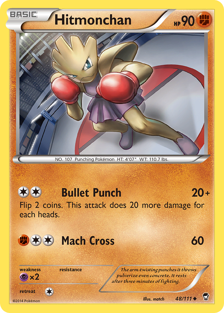 Hitmonchan (48/111) [XY: Furious Fists] | L.A. Mood Comics and Games