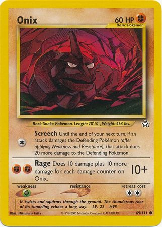 Onix (69/111) [Neo Genesis Unlimited] | L.A. Mood Comics and Games