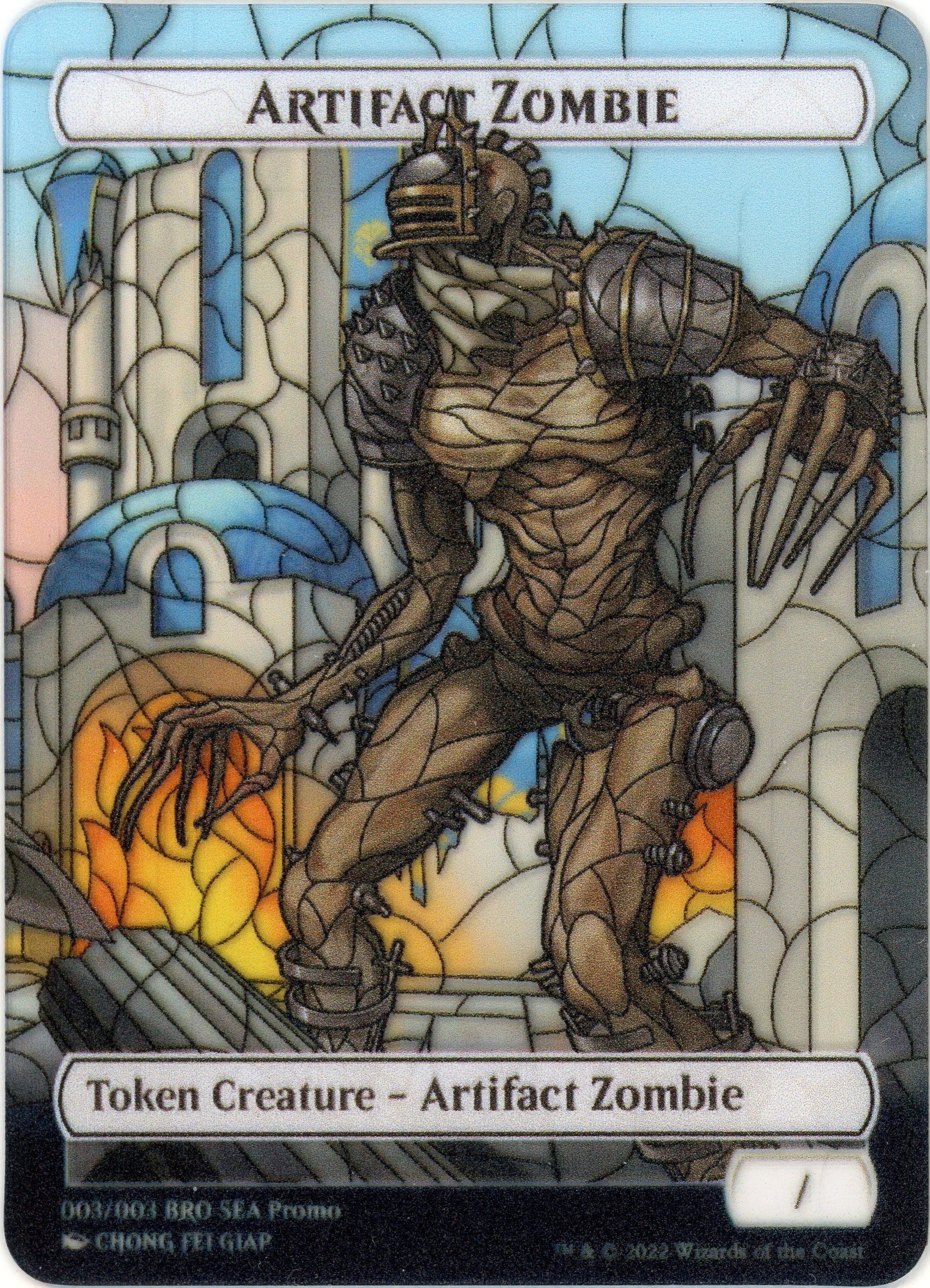 Artifact Zombie Token (SEA Exclusive) [The Brothers' War Tokens] | L.A. Mood Comics and Games