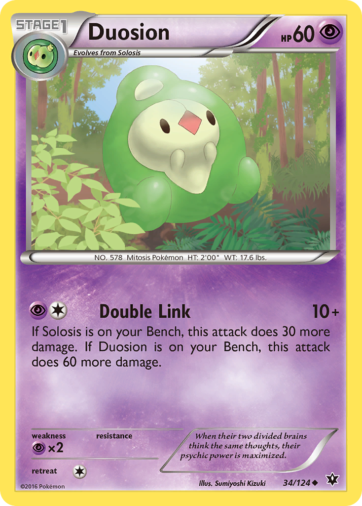 Duosion (34/124) [XY: Fates Collide] | L.A. Mood Comics and Games