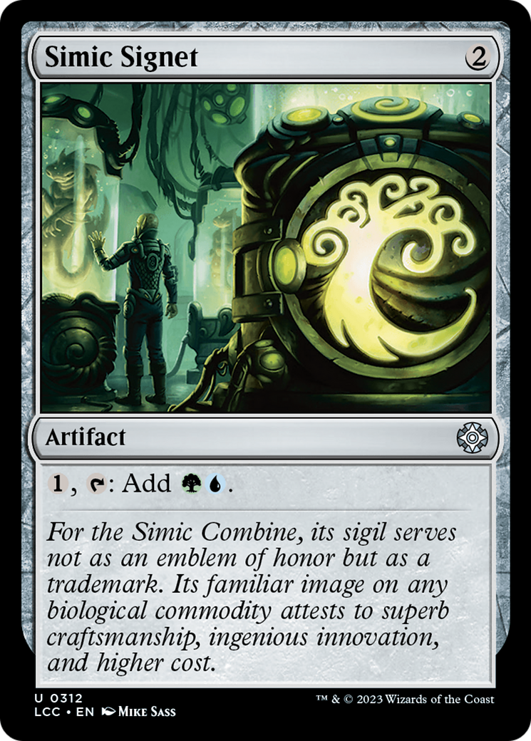 Simic Signet [The Lost Caverns of Ixalan Commander] | L.A. Mood Comics and Games