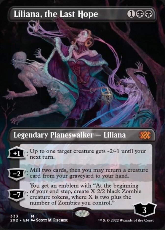 Liliana, the Last Hope (Borderless) [Double Masters 2022] | L.A. Mood Comics and Games