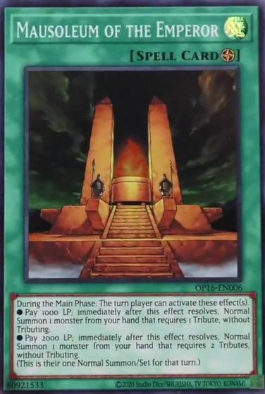 Mausoleum of the Emperor [OP16-EN006] Super Rare | L.A. Mood Comics and Games