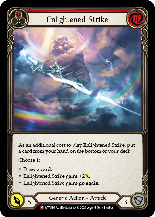 Enlightened Strike [U-WTR159] (Welcome to Rathe Unlimited)  Unlimited Normal | L.A. Mood Comics and Games
