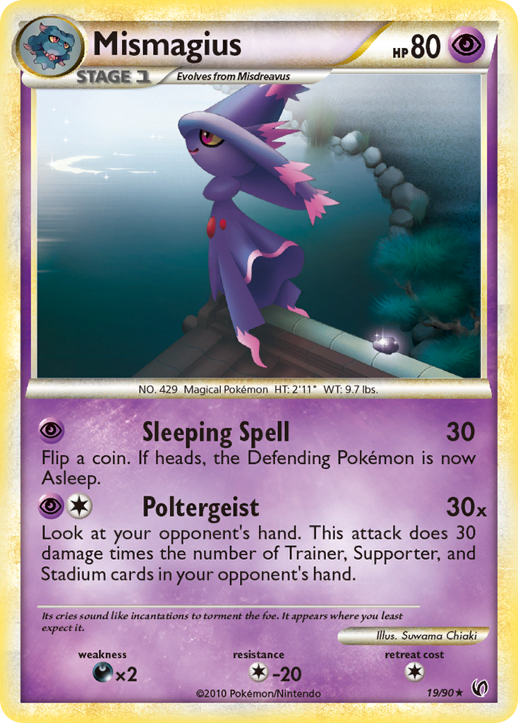 Mismagius (19/90) [HeartGold & SoulSilver: Undaunted] | L.A. Mood Comics and Games