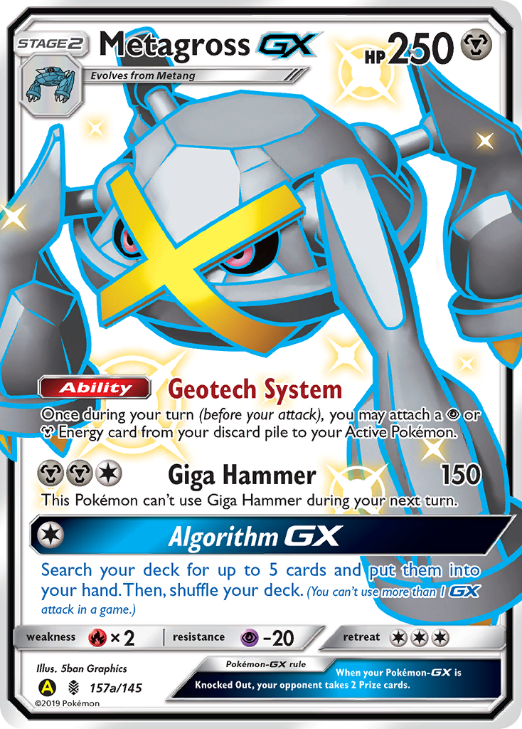 Metagross GX (157a/145) [Alternate Art Promos] | L.A. Mood Comics and Games