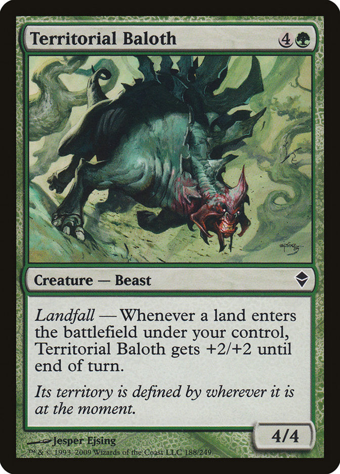 Territorial Baloth [Zendikar] | L.A. Mood Comics and Games