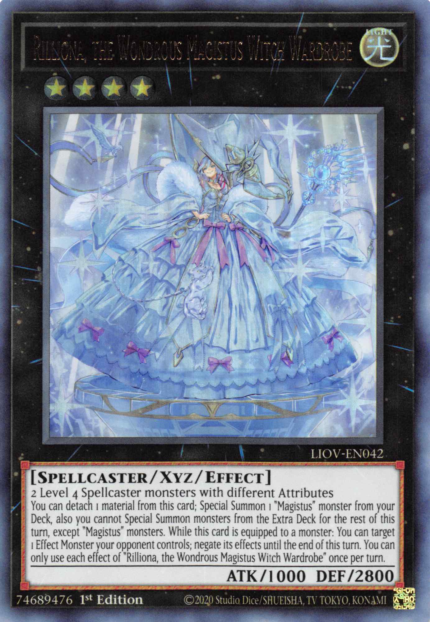 Rilliona, the Wondrous Magistus Witch Wardrobe [LIOV-EN042] Ultra Rare | L.A. Mood Comics and Games