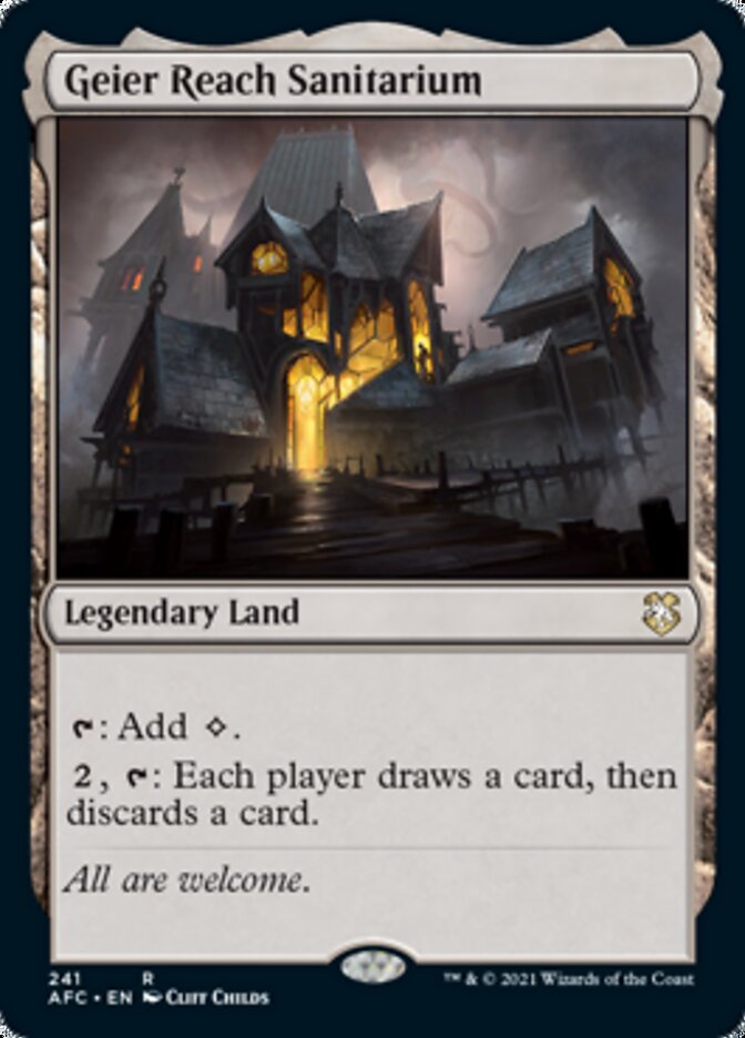 Geier Reach Sanitarium [Dungeons & Dragons: Adventures in the Forgotten Realms Commander] | L.A. Mood Comics and Games