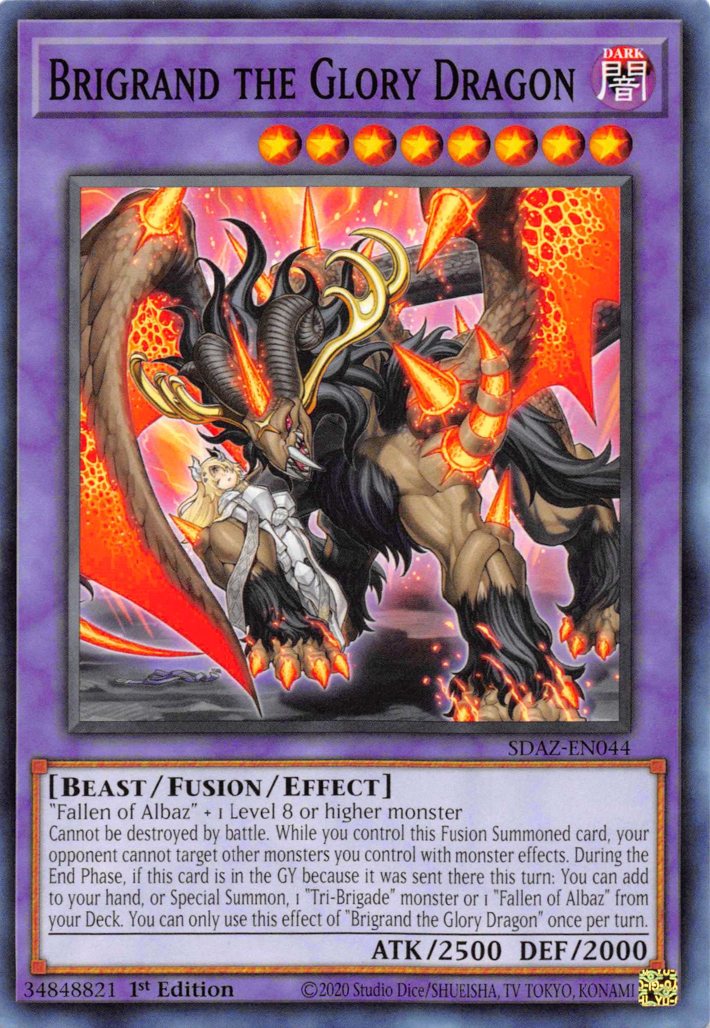 Brigrand the Glory Dragon [SDAZ-EN044] Common | L.A. Mood Comics and Games