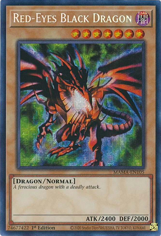 Red-Eyes Black Dragon [MAMA-EN105] Secret Pharaoh's Rare | L.A. Mood Comics and Games