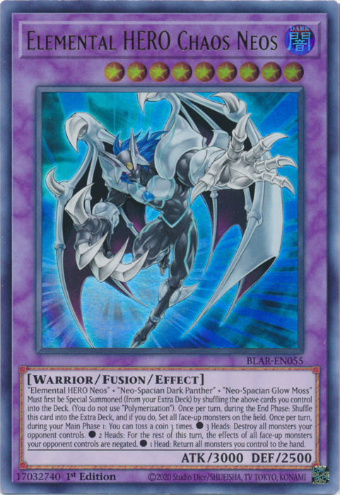 Elemental Hero Chaos Neos [BLAR-EN055] Ultra Rare | L.A. Mood Comics and Games