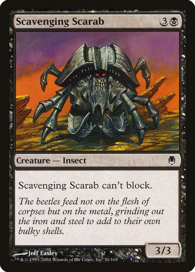 Scavenging Scarab [Darksteel] | L.A. Mood Comics and Games