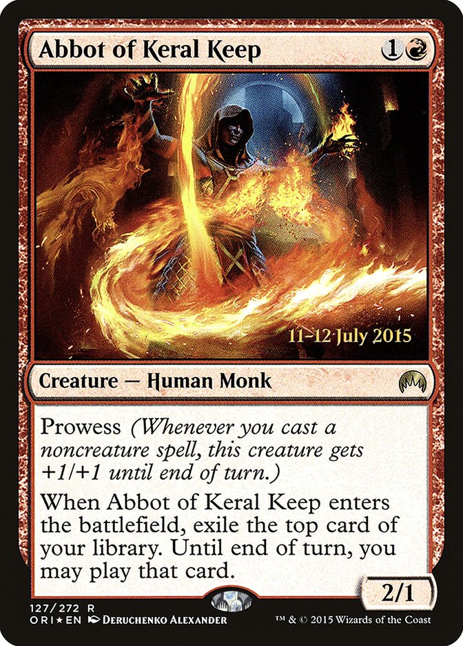 Abbot of Keral Keep [Magic Origins Prerelease Promos] | L.A. Mood Comics and Games
