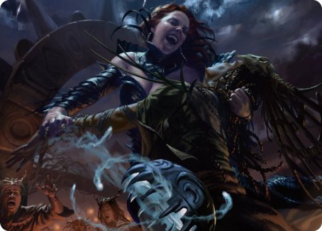 Olivia's Midnight Ambush Art Card [Innistrad: Midnight Hunt Art Series] | L.A. Mood Comics and Games