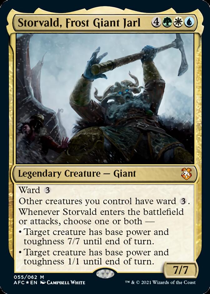Storvald, Frost Giant Jarl [Dungeons & Dragons: Adventures in the Forgotten Realms Commander] | L.A. Mood Comics and Games