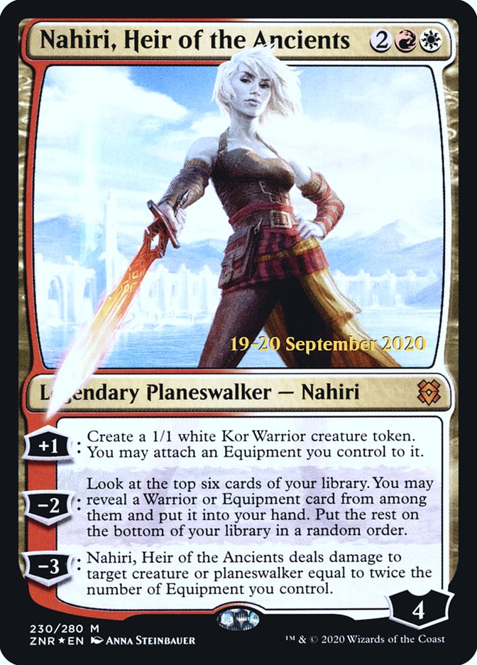 Nahiri, Heir of the Ancients [Zendikar Rising Prerelease Promos] | L.A. Mood Comics and Games