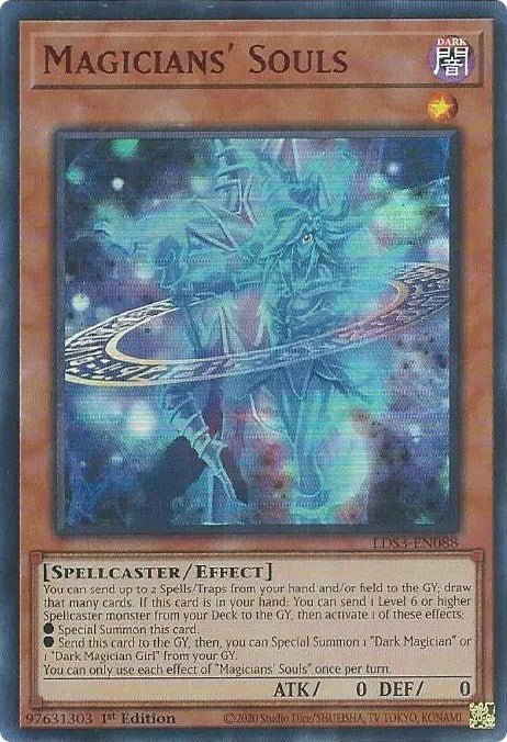 Magicians' Souls (Red) [LDS3-EN088] Ultra Rare | L.A. Mood Comics and Games
