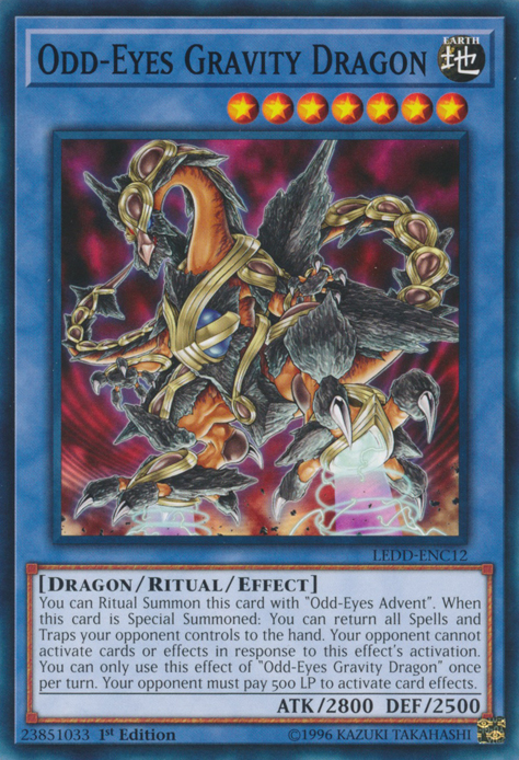 Odd-Eyes Gravity Dragon [LEDD-ENC12] Common | L.A. Mood Comics and Games