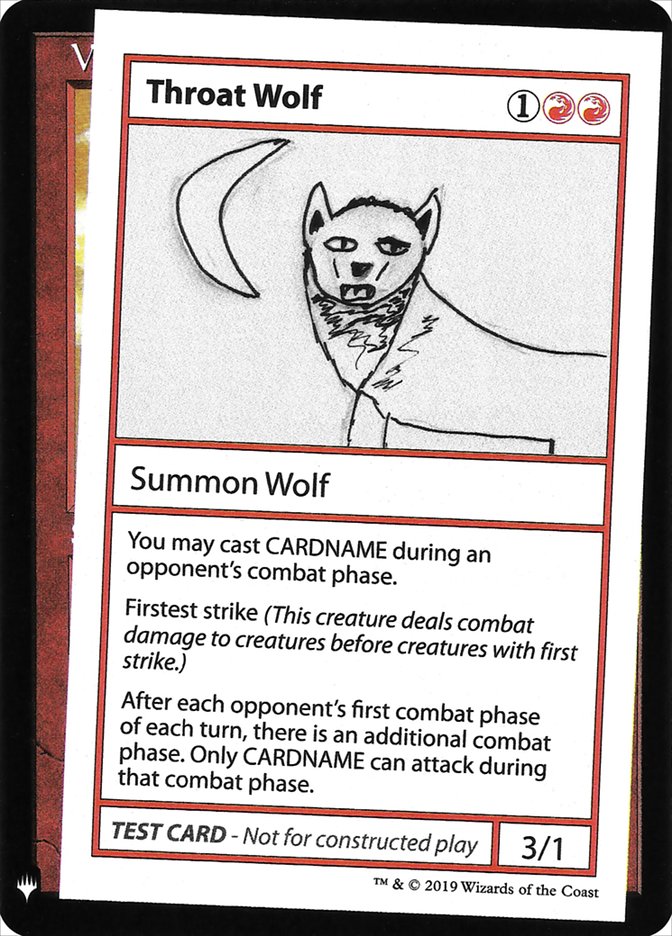 Throat Wolf [Mystery Booster Playtest Cards] | L.A. Mood Comics and Games