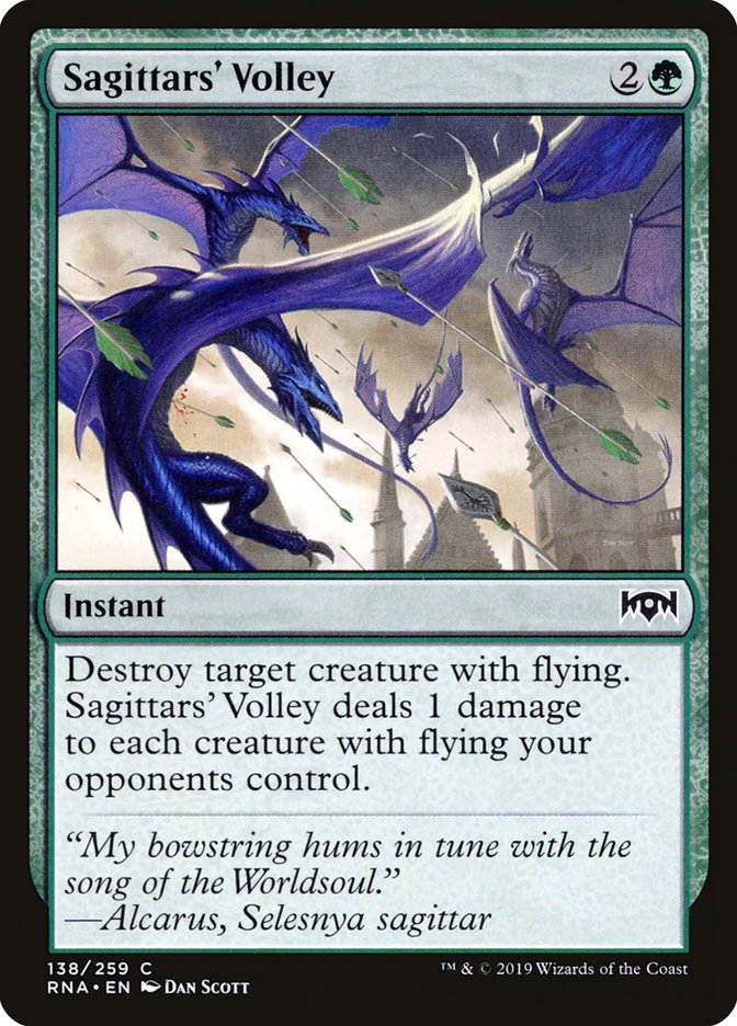 Sagittars' Volley [Ravnica Allegiance] | L.A. Mood Comics and Games