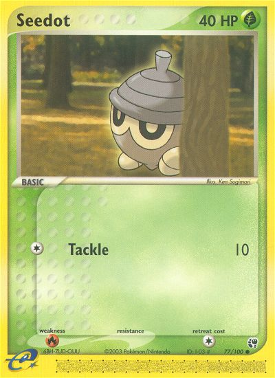 Seedot (77/100) [EX: Sandstorm] | L.A. Mood Comics and Games