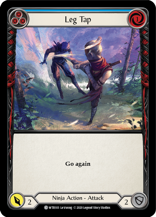 Leg Tap (Blue) [U-WTR103] (Welcome to Rathe Unlimited)  Unlimited Normal | L.A. Mood Comics and Games
