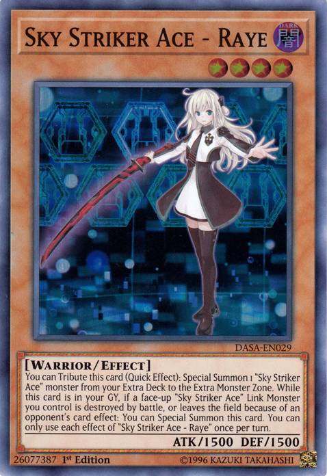 Sky Striker Ace - Raye [DASA-EN029] Super Rare | L.A. Mood Comics and Games