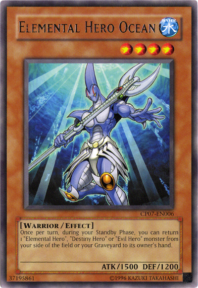 Elemental Hero Ocean [CP07-EN006] Rare | L.A. Mood Comics and Games