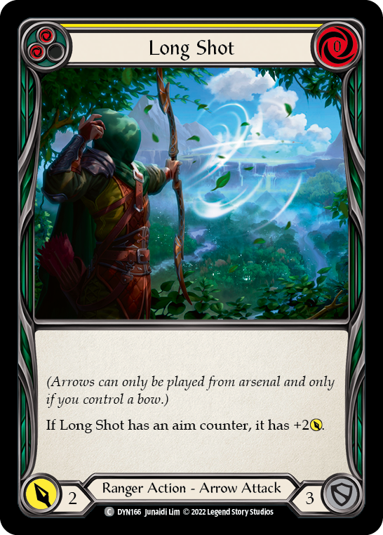 Long Shot (Yellow) [DYN166] (Dynasty)  Rainbow Foil | L.A. Mood Comics and Games