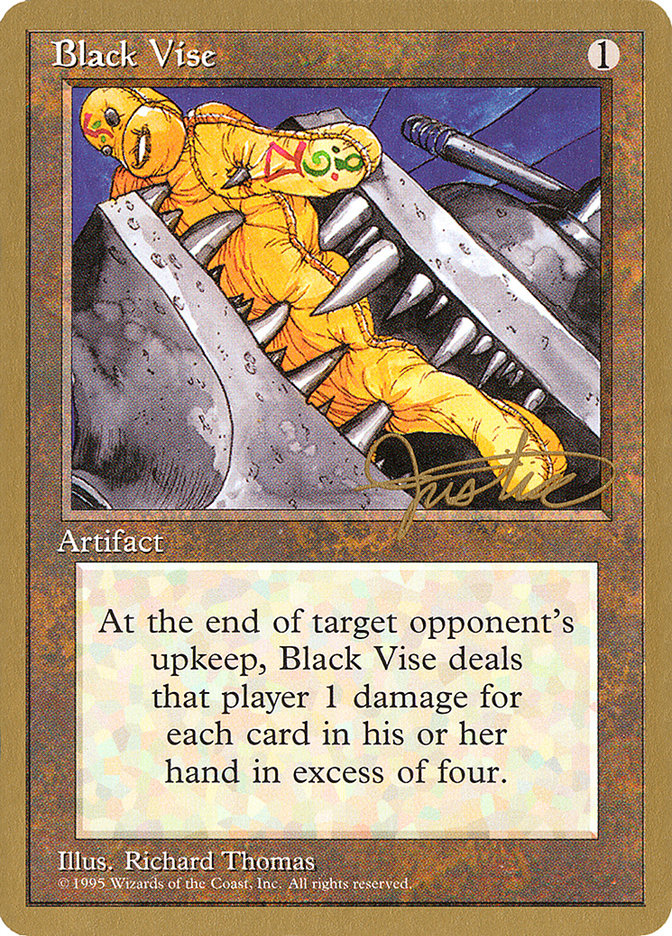 Black Vise (Mark Justice) [Pro Tour Collector Set] | L.A. Mood Comics and Games