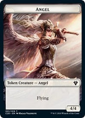 Angel // Elemental (010) Double-Sided Token [Commander 2020 Tokens] | L.A. Mood Comics and Games