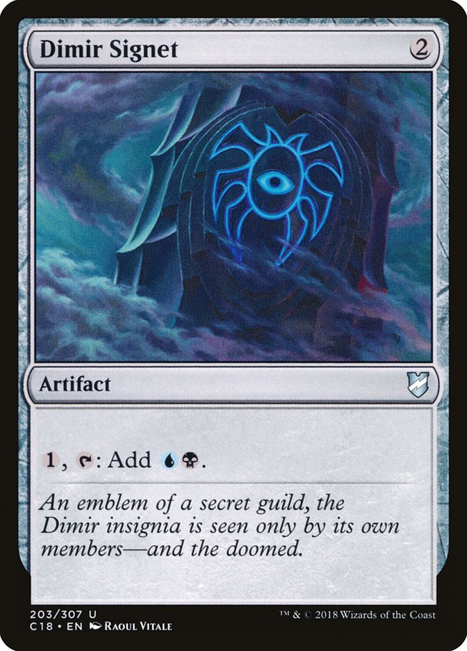 Dimir Signet [Commander 2018] | L.A. Mood Comics and Games