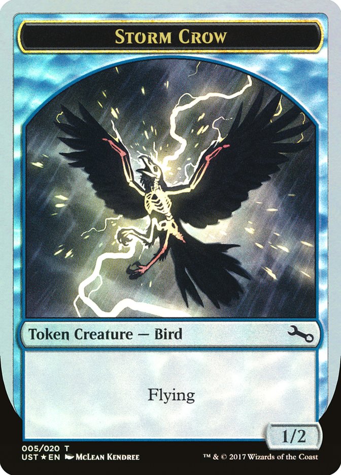 Storm Crow Token [Unstable Tokens] | L.A. Mood Comics and Games