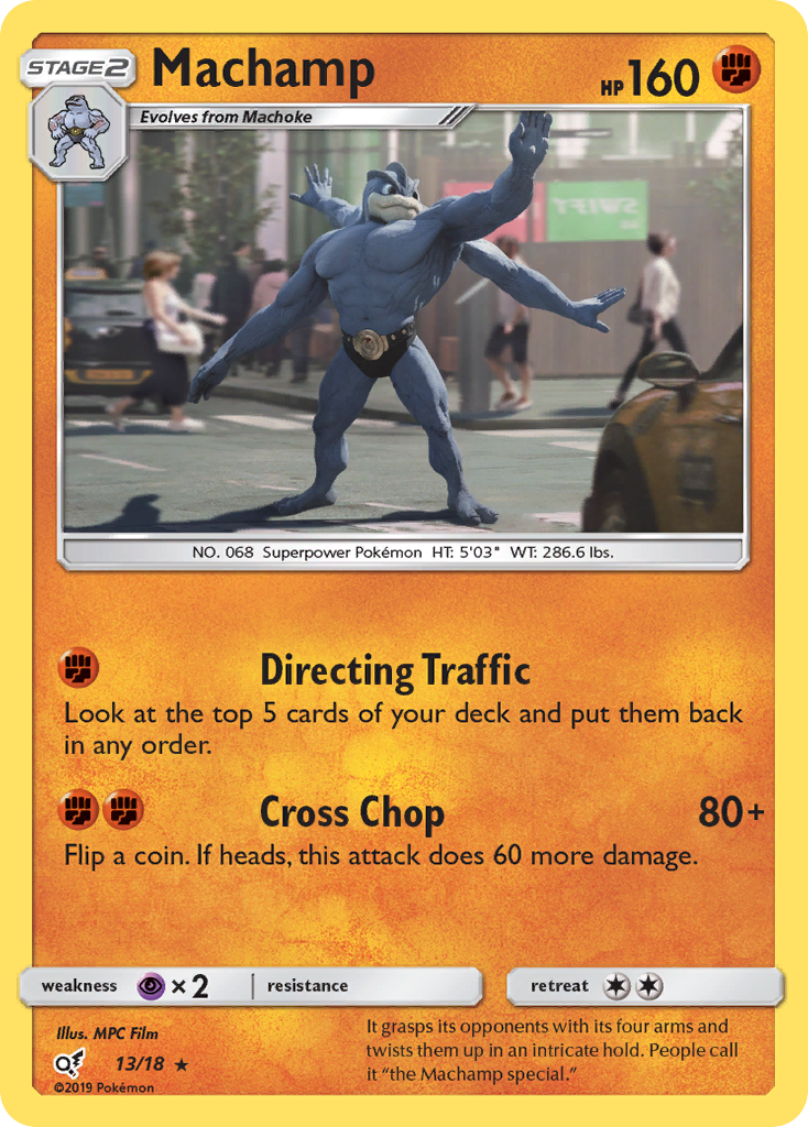 Machamp (13/18) [Sun & Moon: Detective Pikachu] | L.A. Mood Comics and Games