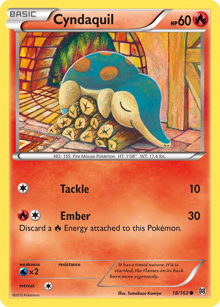 Cyndaquil (18/162) [XY: BREAKthrough] | L.A. Mood Comics and Games