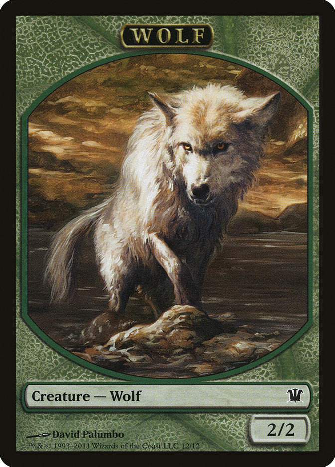 Wolf Token (12/12) [Innistrad Tokens] | L.A. Mood Comics and Games