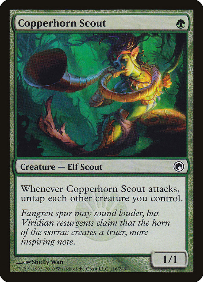 Copperhorn Scout [Scars of Mirrodin] | L.A. Mood Comics and Games